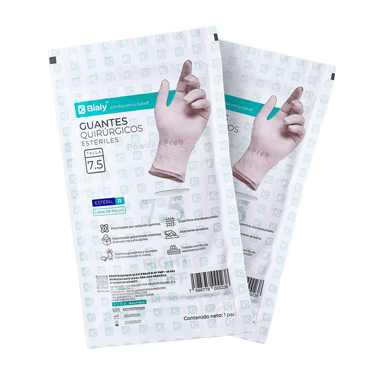 Guantes quirúrgicos estériles Bialy